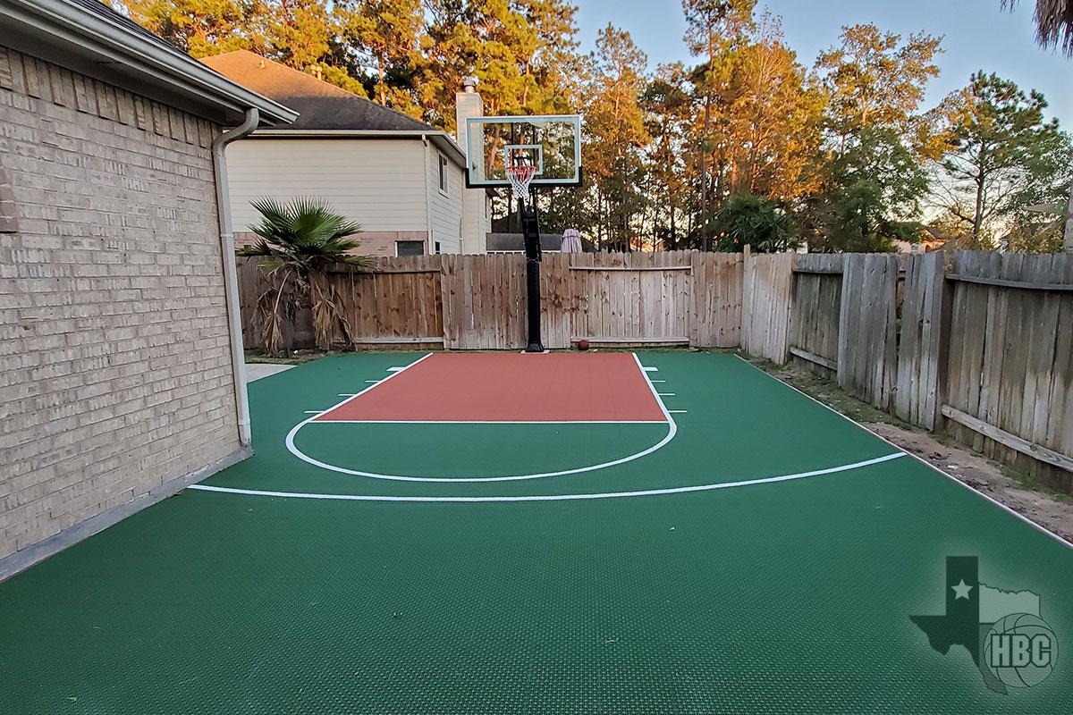 basketball court without 3 point line